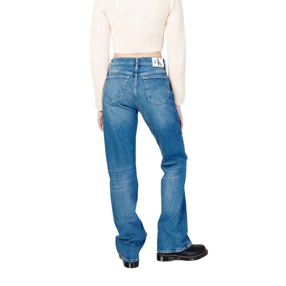 Calvin Klein Jeans Blue Cotton Mom Jean $244.00 Calvin Klein Jeans Luzworld