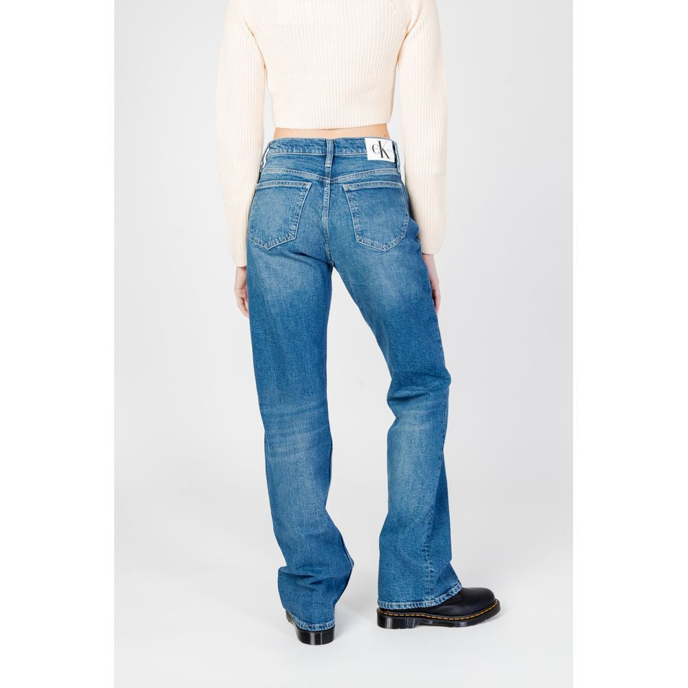 Calvin Klein Jeans Blue Cotton Mom Jean $244.00 Calvin Klein Jeans Luzworld