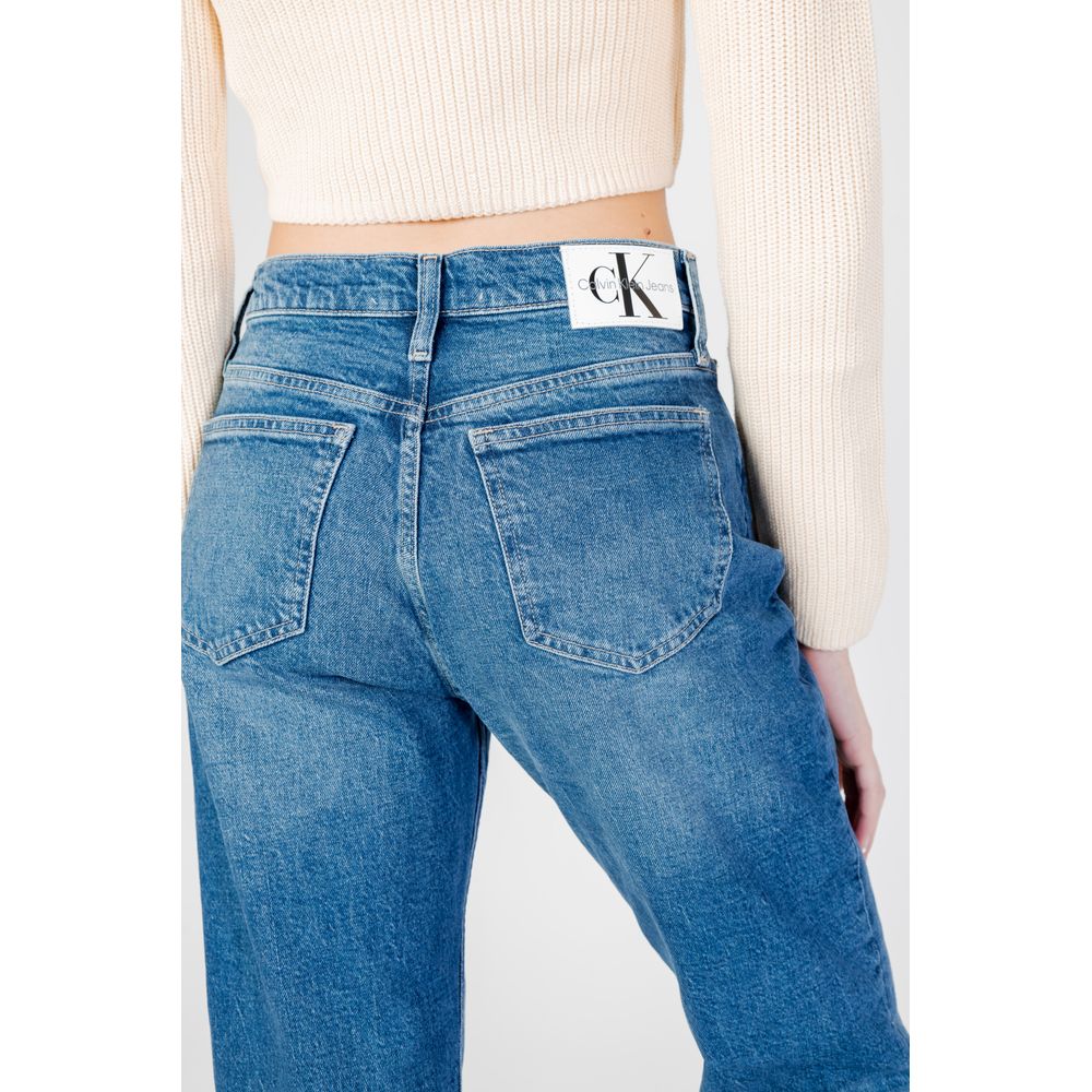 Calvin Klein Jeans Blue Cotton Mom Jean $244.00 Calvin Klein Jeans Luzworld