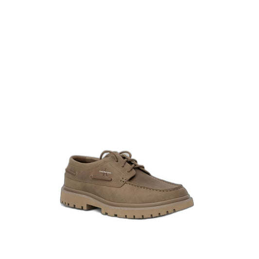Calvin Klein Jeans Brown Leather Oxfords And Derby $300.00 Calvin Klein Jeans Luzworld
