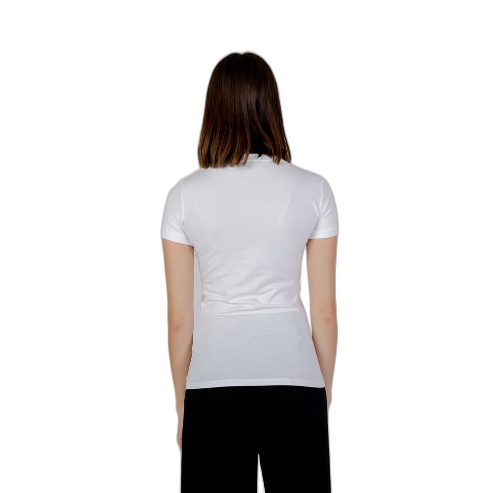 Guess White Cotton T-Shirt $123.00 Guess Luzworld