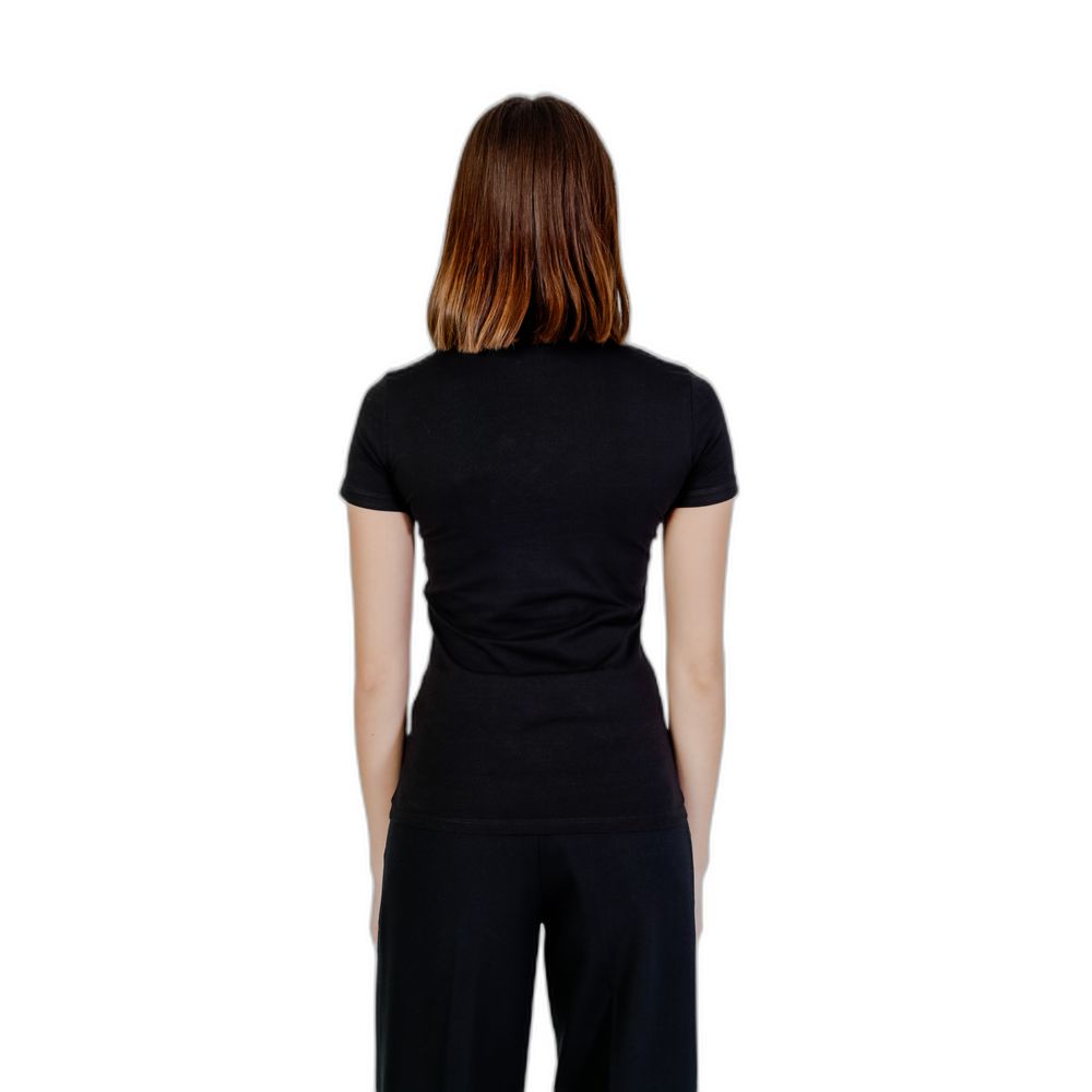 Guess Black Cotton T-Shirt $123.00 Guess Luzworld