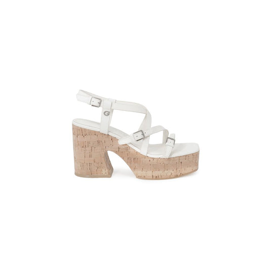 Guess Beige Leather High Heel $284.00 Guess Luzworld