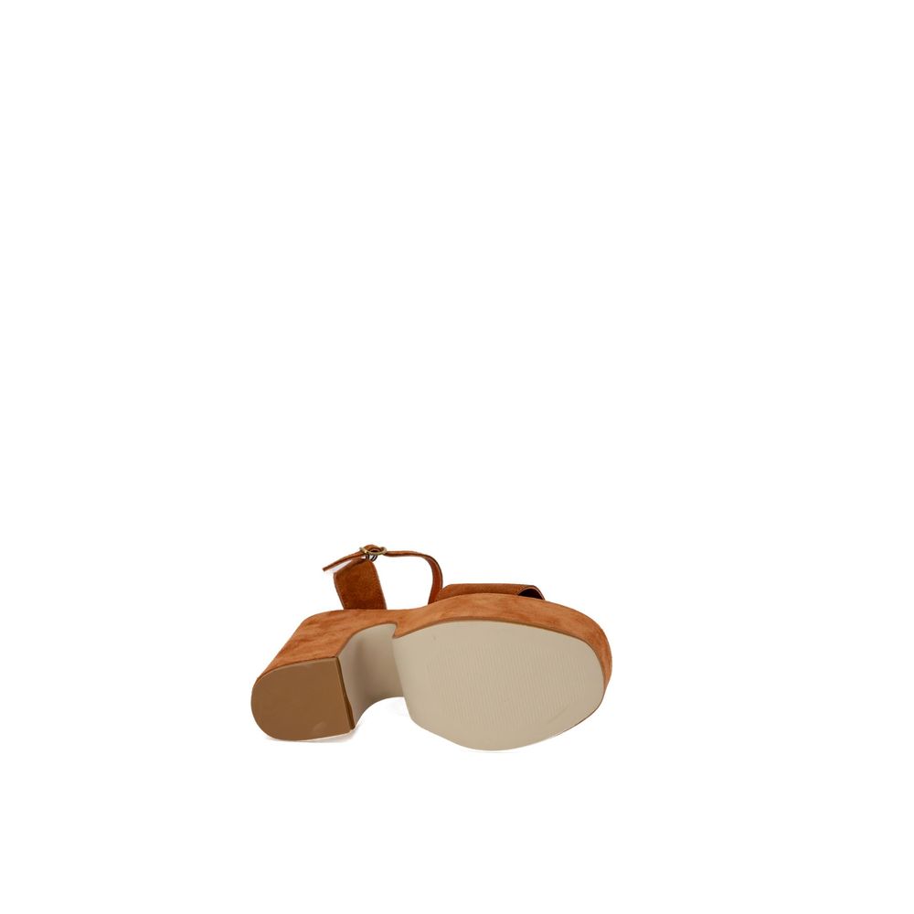 Guess Brown Suede Leather High Heel $511.00 Guess Luzworld