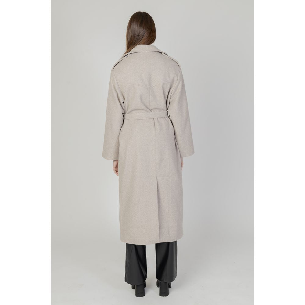Only Beige Polyester Coat $195.00 Only Luzworld