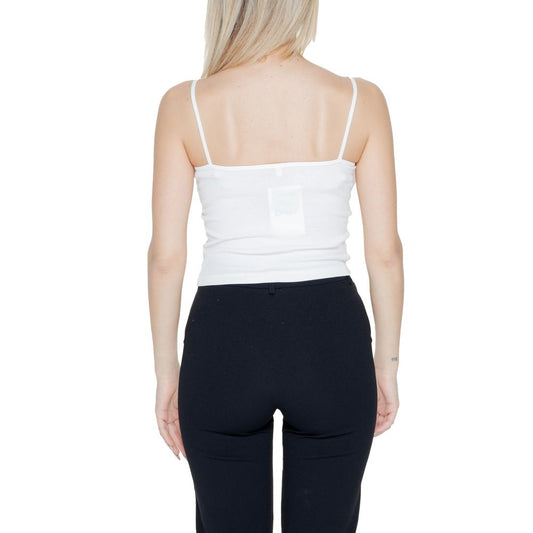 Only White Organic Cotton Tank Top $104.00 Only Luzworld