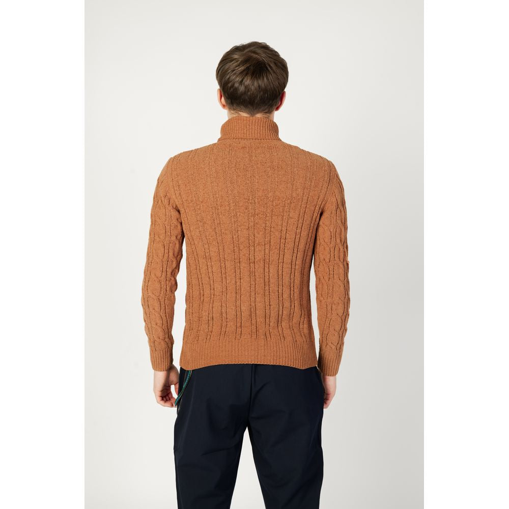 Gianni Lupo Brown Synthetic Turtleneck $149.00 Gianni Lupo Luzworld