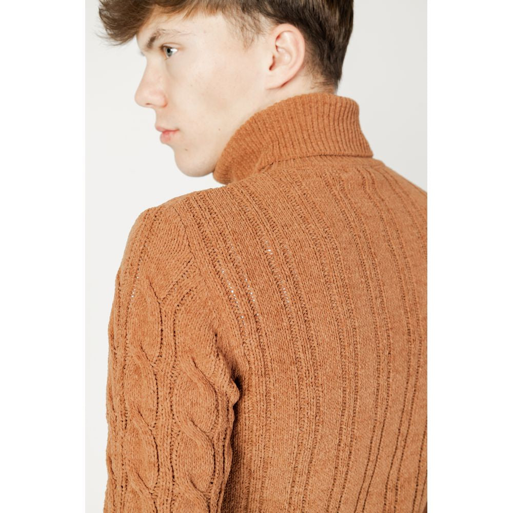 Gianni Lupo Brown Synthetic Turtleneck $149.00 Gianni Lupo Luzworld