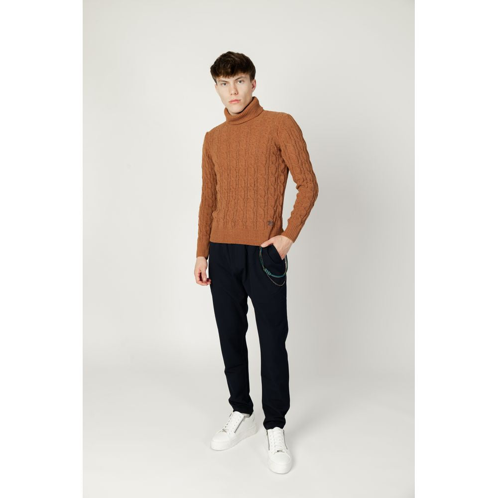Gianni Lupo Brown Synthetic Turtleneck $149.00 Gianni Lupo Luzworld