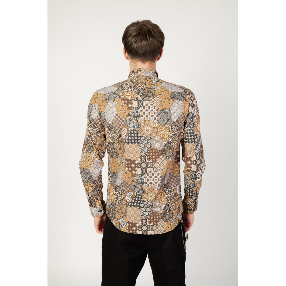 Gianni Lupo Beige Cotton Shirt $139.00 Gianni Lupo Luzworld