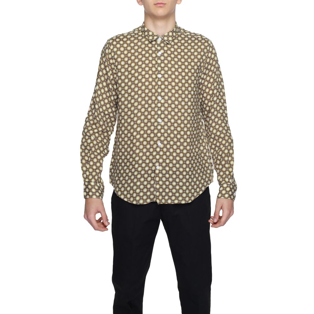 Gianni Lupo Beige Linen Shirt $170.00 Gianni Lupo Luzworld