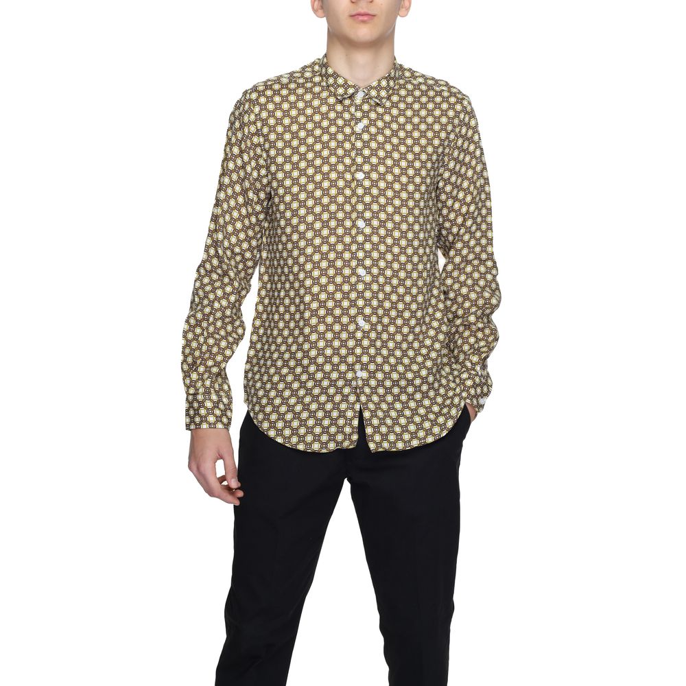 Gianni Lupo Beige Linen Shirt $170.00 Gianni Lupo Luzworld