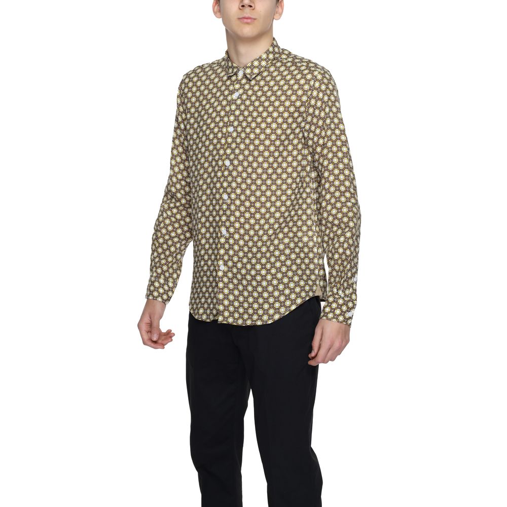 Gianni Lupo Beige Linen Shirt $170.00 Gianni Lupo Luzworld