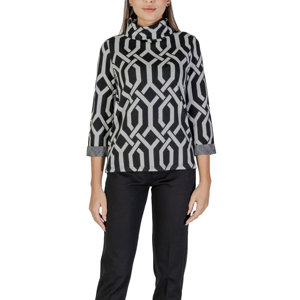 Street One Black Polyester Sweater $142.00 Street One Luzworld