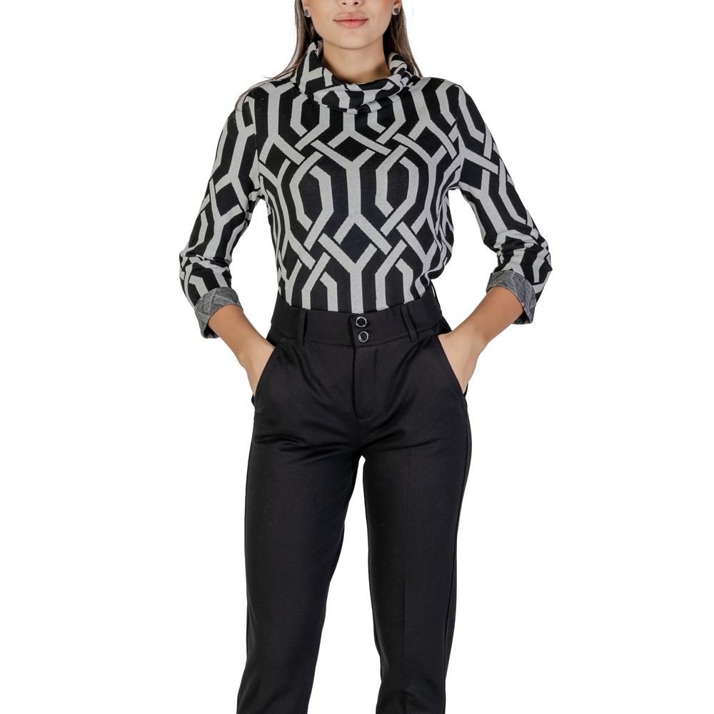 Street One Black Polyester Sweater $142.00 Street One Luzworld