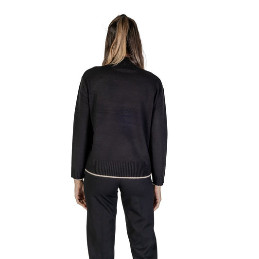 Street One Black Polyester Sweater $142.00 Street One Luzworld