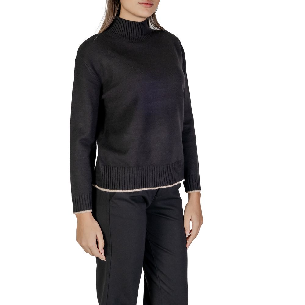 Street One Black Polyester Sweater $142.00 Street One Luzworld