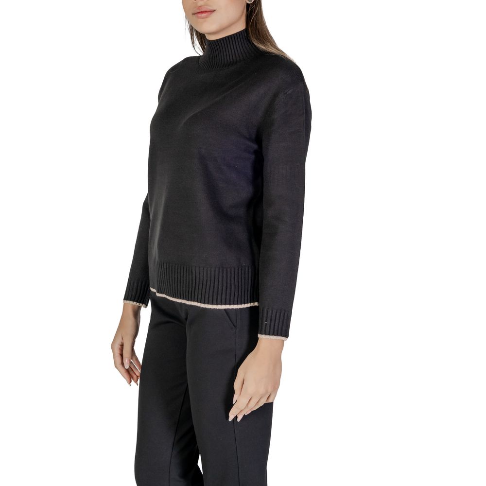 Street One Black Polyester Sweater $142.00 Street One Luzworld