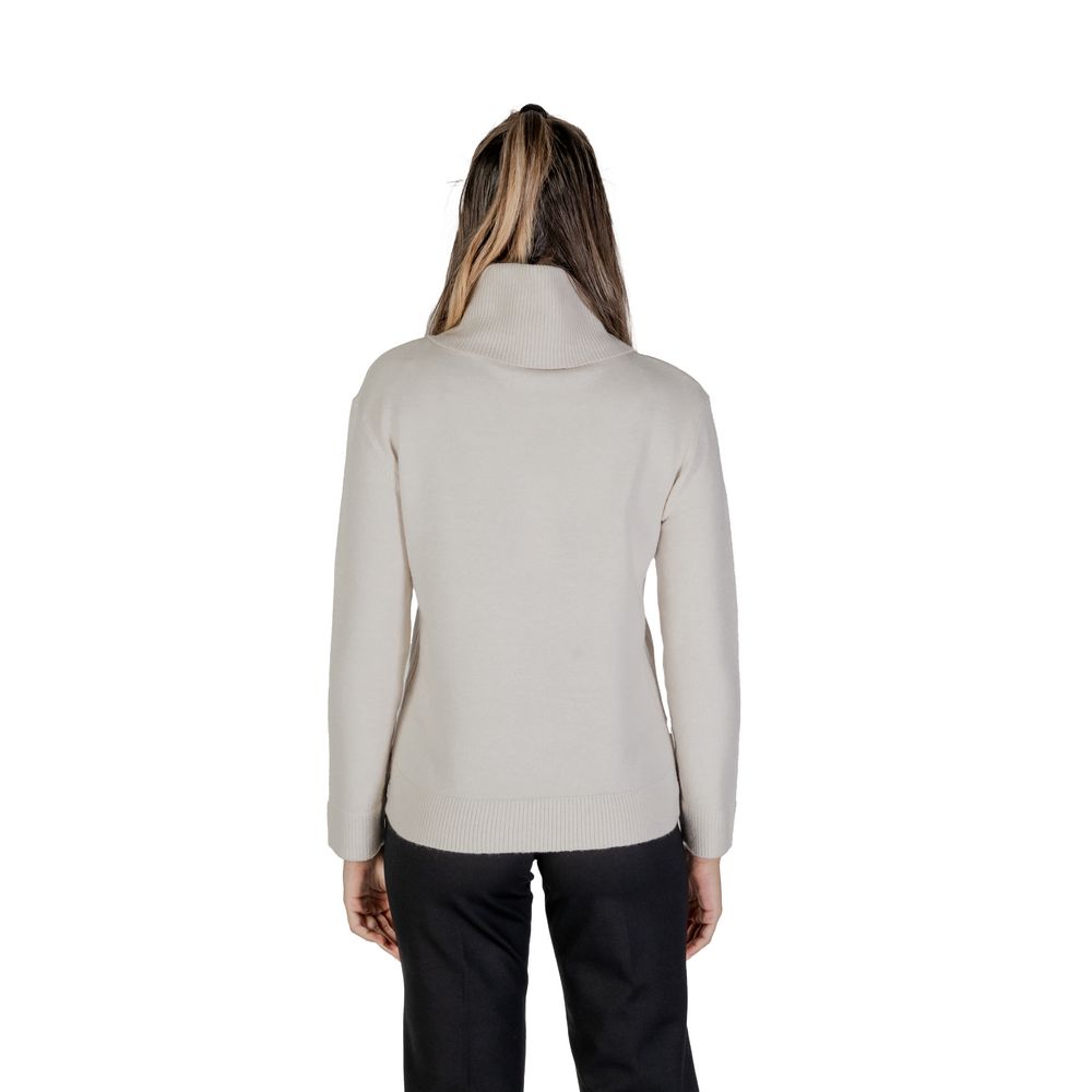 Street One Cream Viscose Turtleneck $142.00 Street One Luzworld