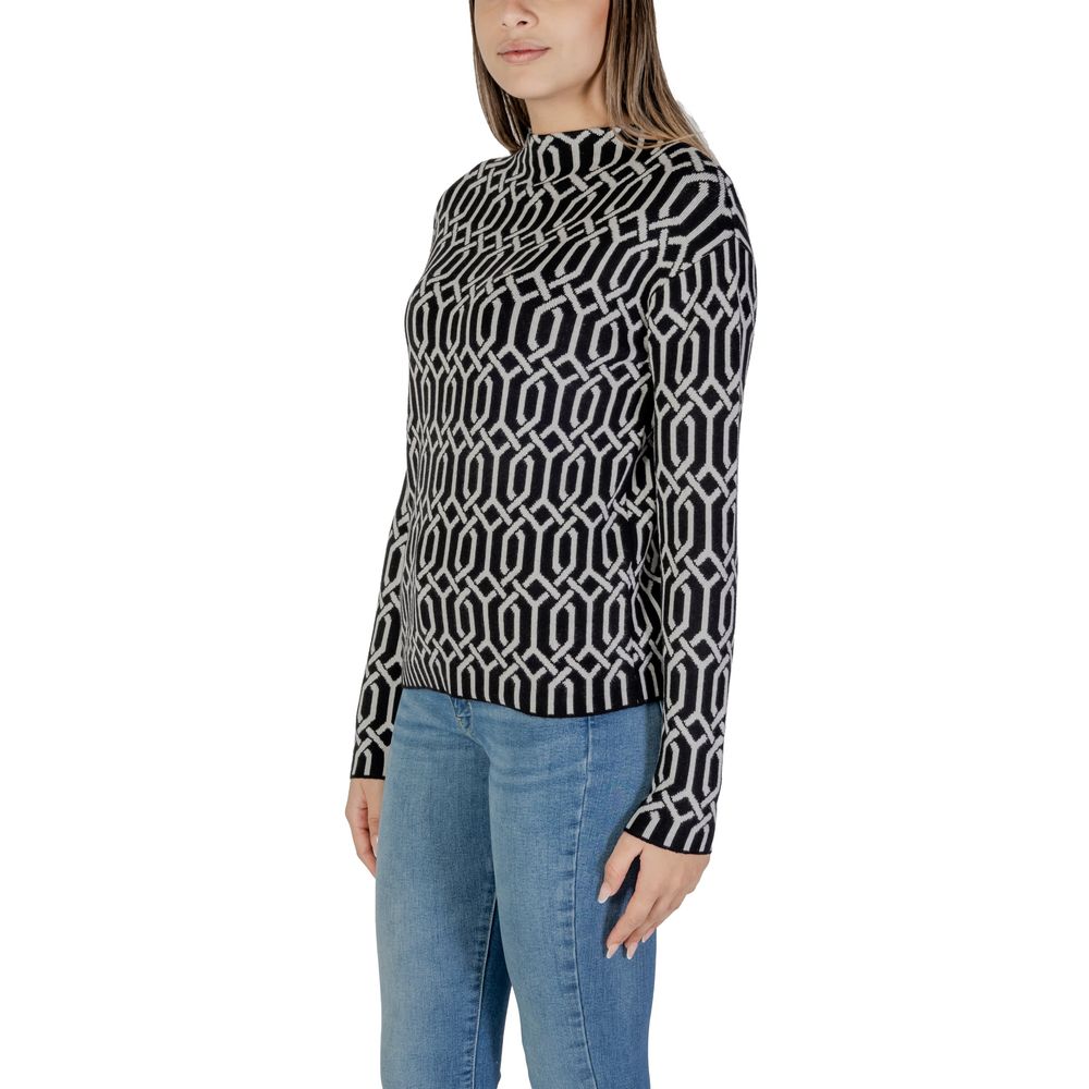 Street One Black Viscose Sweater $154.00 Street One Luzworld