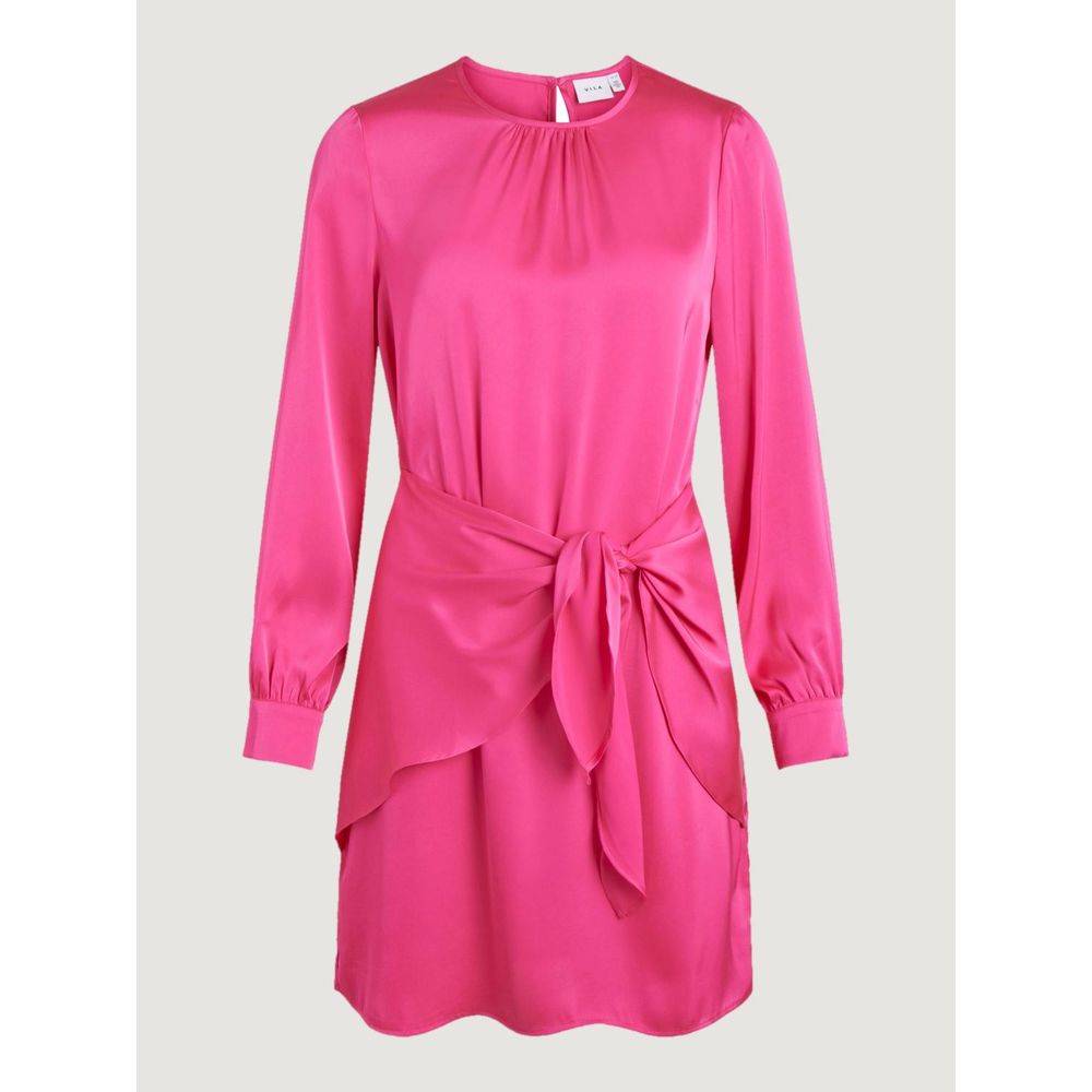 Vila Clothes Pink Polyester Short