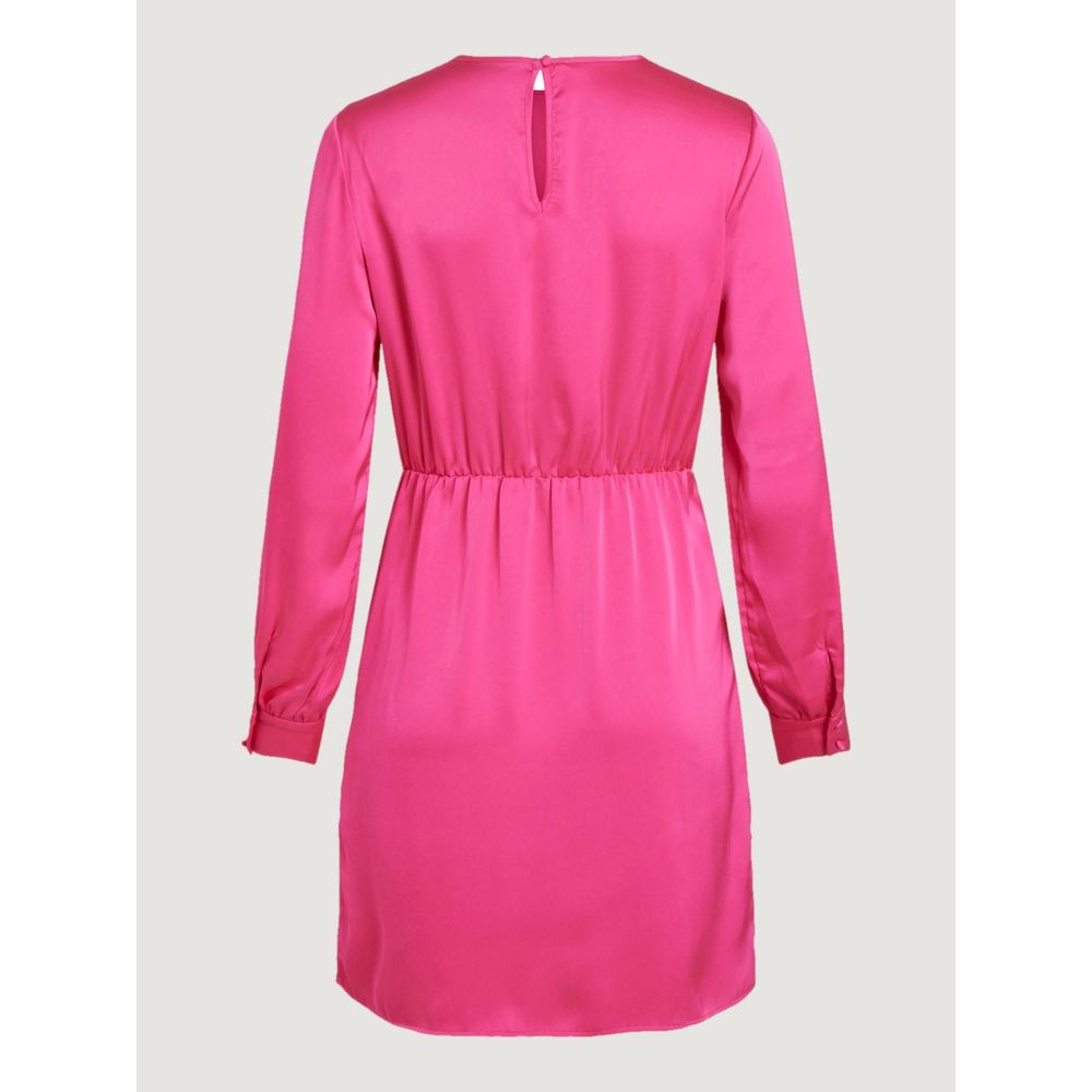Vila Clothes Pink Polyester Short