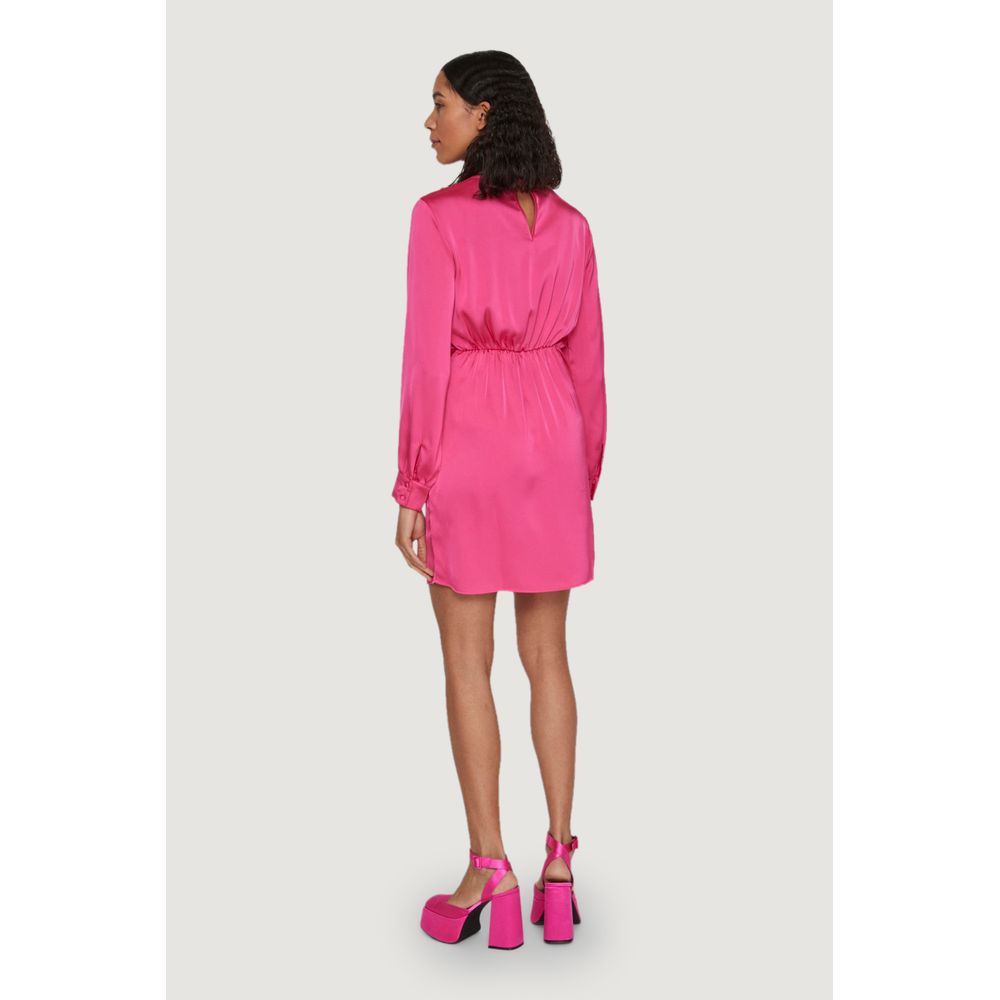 Vila Clothes Pink Polyester Short