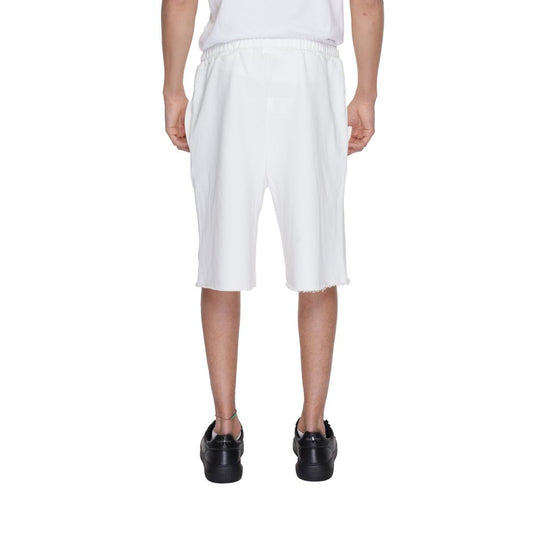Underclub White Cotton Bermuda $165.00 Underclub Luzworld
