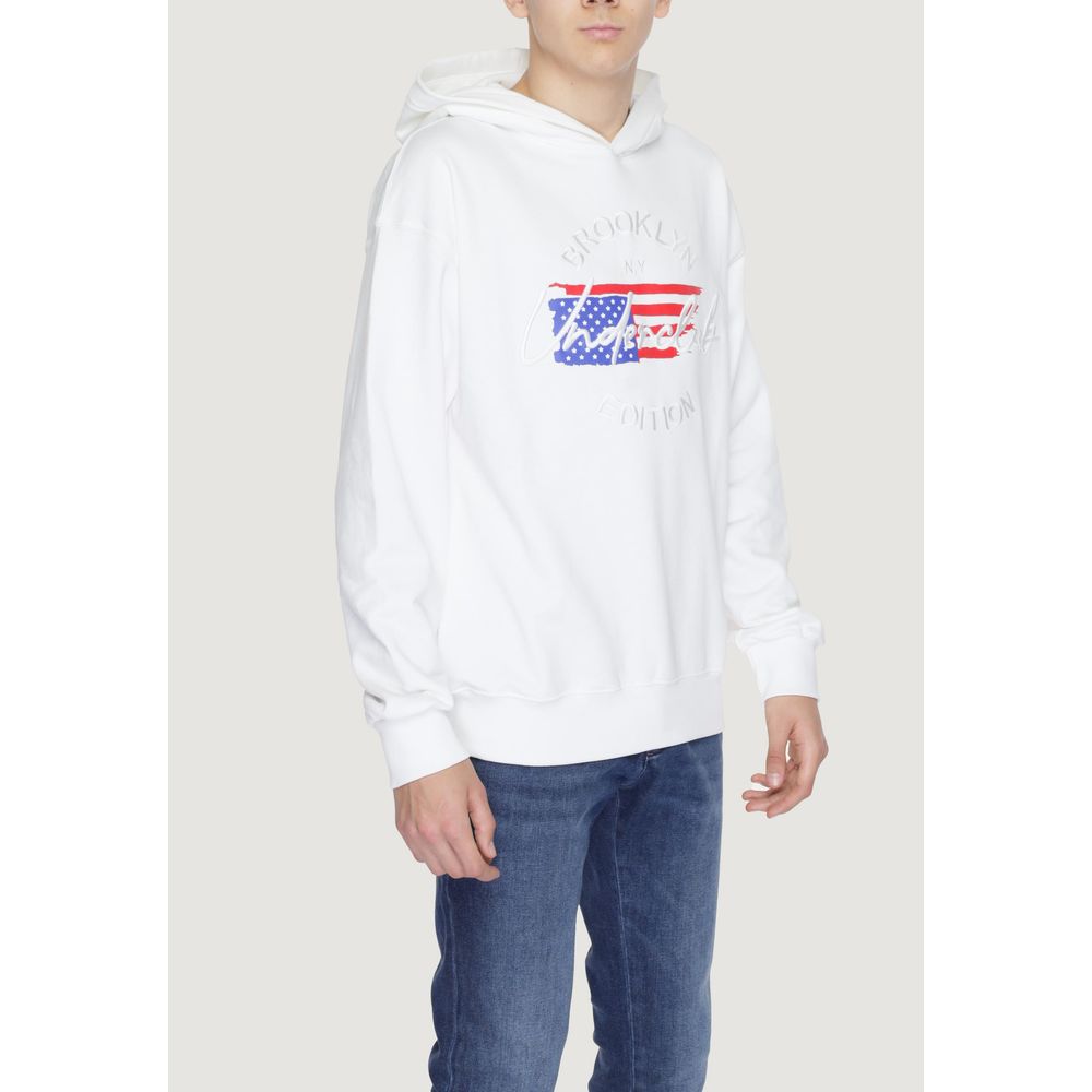 Underclub White Cotton Hoody $207.00 Underclub Luzworld