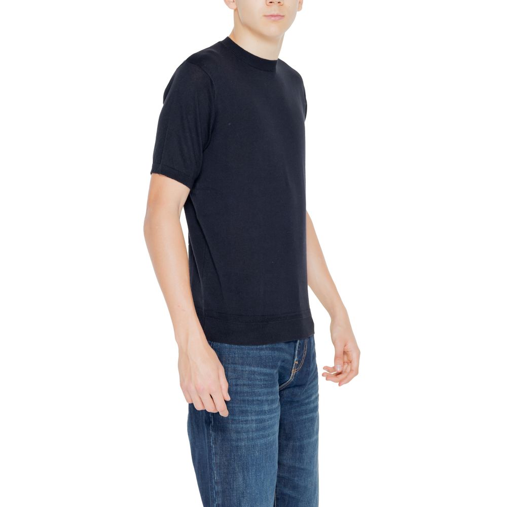 Hamaki-Ho Black Cotton Sweater $135.00 Hamaki-Ho Luzworld