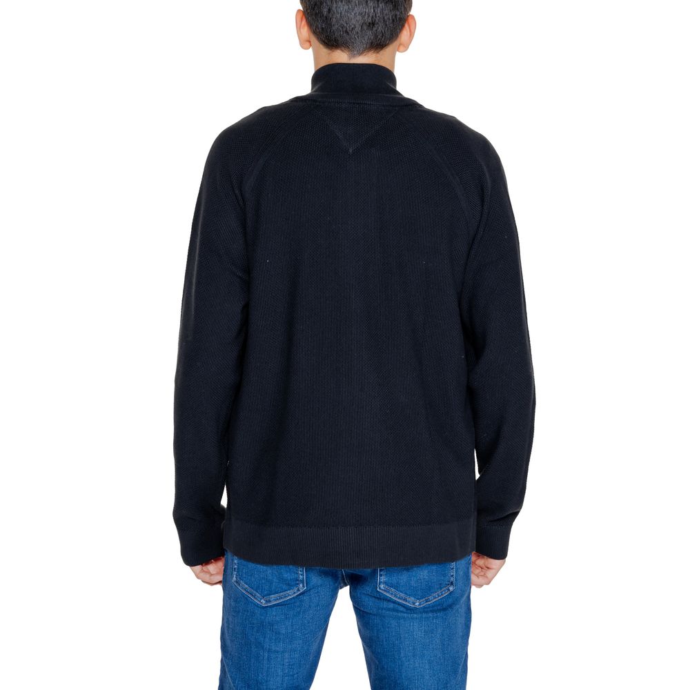 Tommy Hilfiger Jeans Black Cotton Cardigan $233.00 Tommy Hilfiger Jeans Luzworld