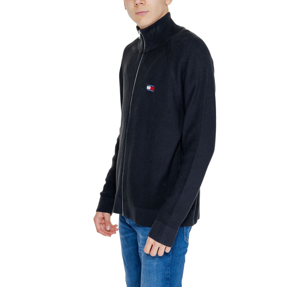 Tommy Hilfiger Jeans Black Cotton Cardigan $233.00 Tommy Hilfiger Jeans Luzworld