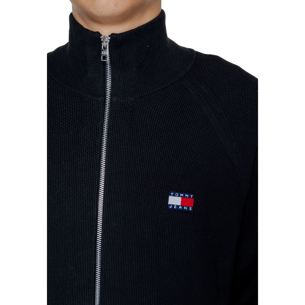 Tommy Hilfiger Jeans Black Cotton Cardigan $233.00 Tommy Hilfiger Jeans Luzworld