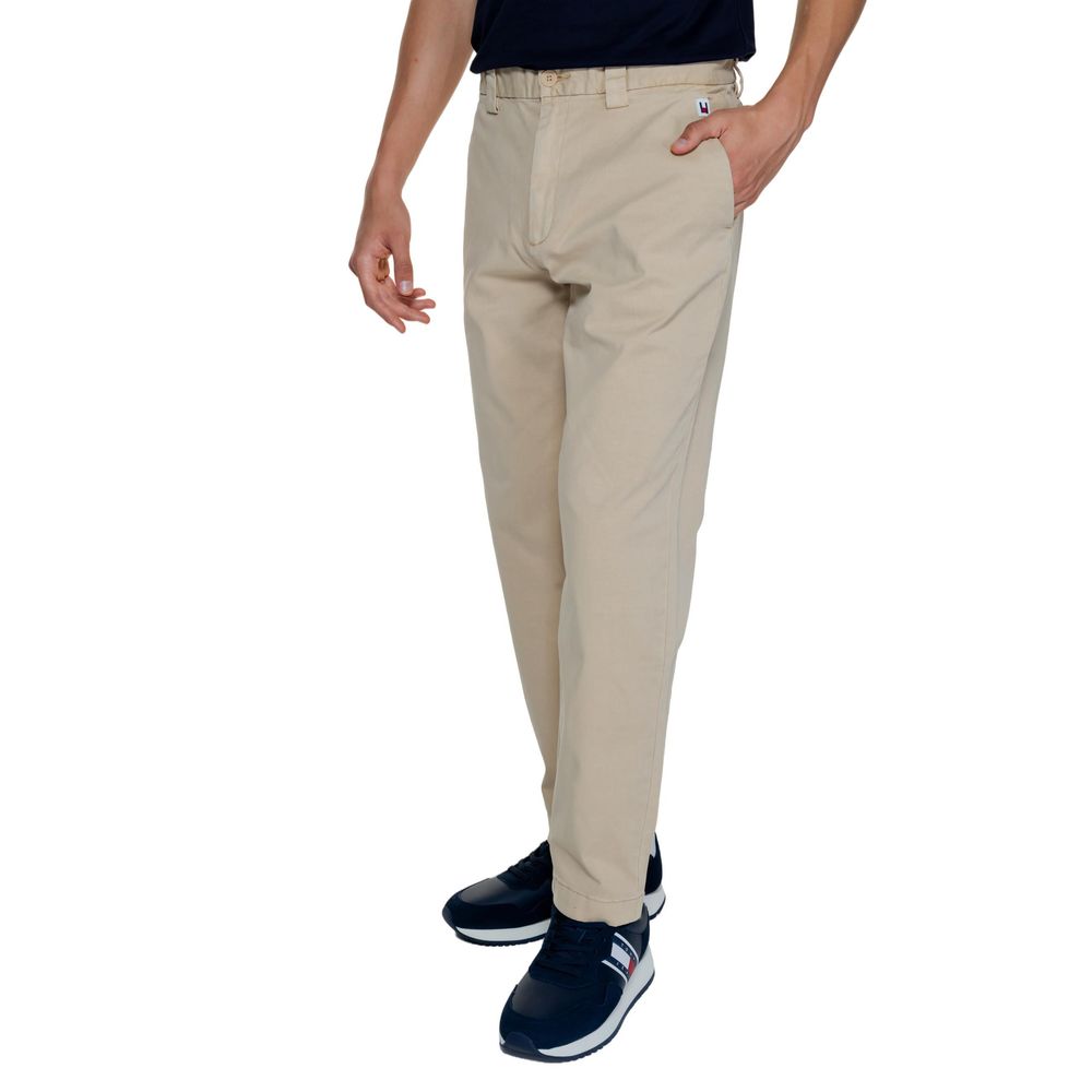 Tommy Hilfiger Jeans Gold Recycled Cotton Pant $207.00 Tommy Hilfiger Jeans Luzworld