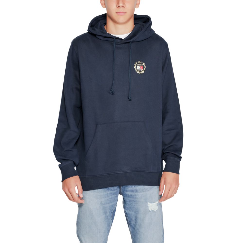 Tommy Hilfiger Jeans Blue Cotton Hoody $207.00 Tommy Hilfiger Jeans Luzworld
