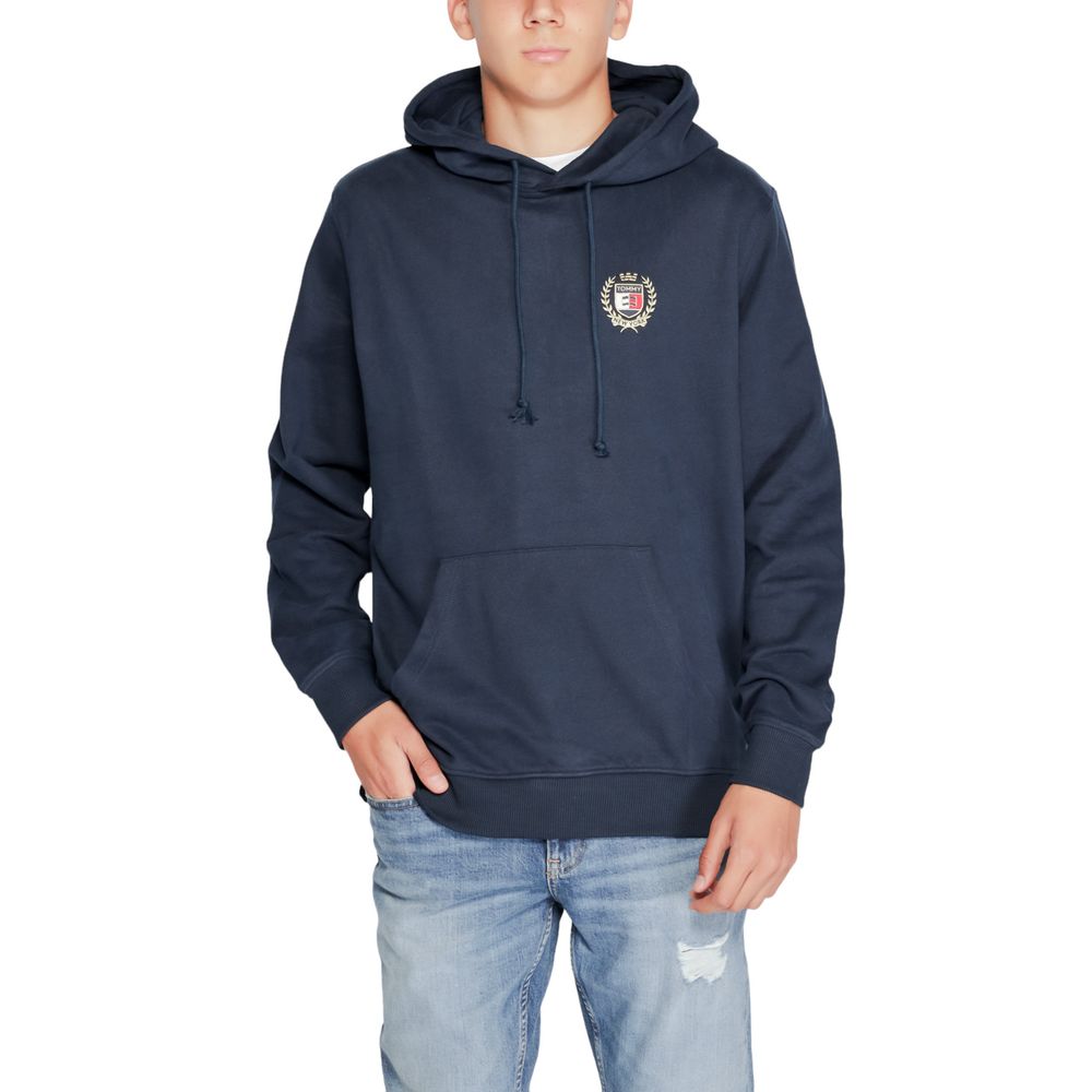 Tommy Hilfiger Jeans Blue Cotton Hoody $207.00 Tommy Hilfiger Jeans Luzworld