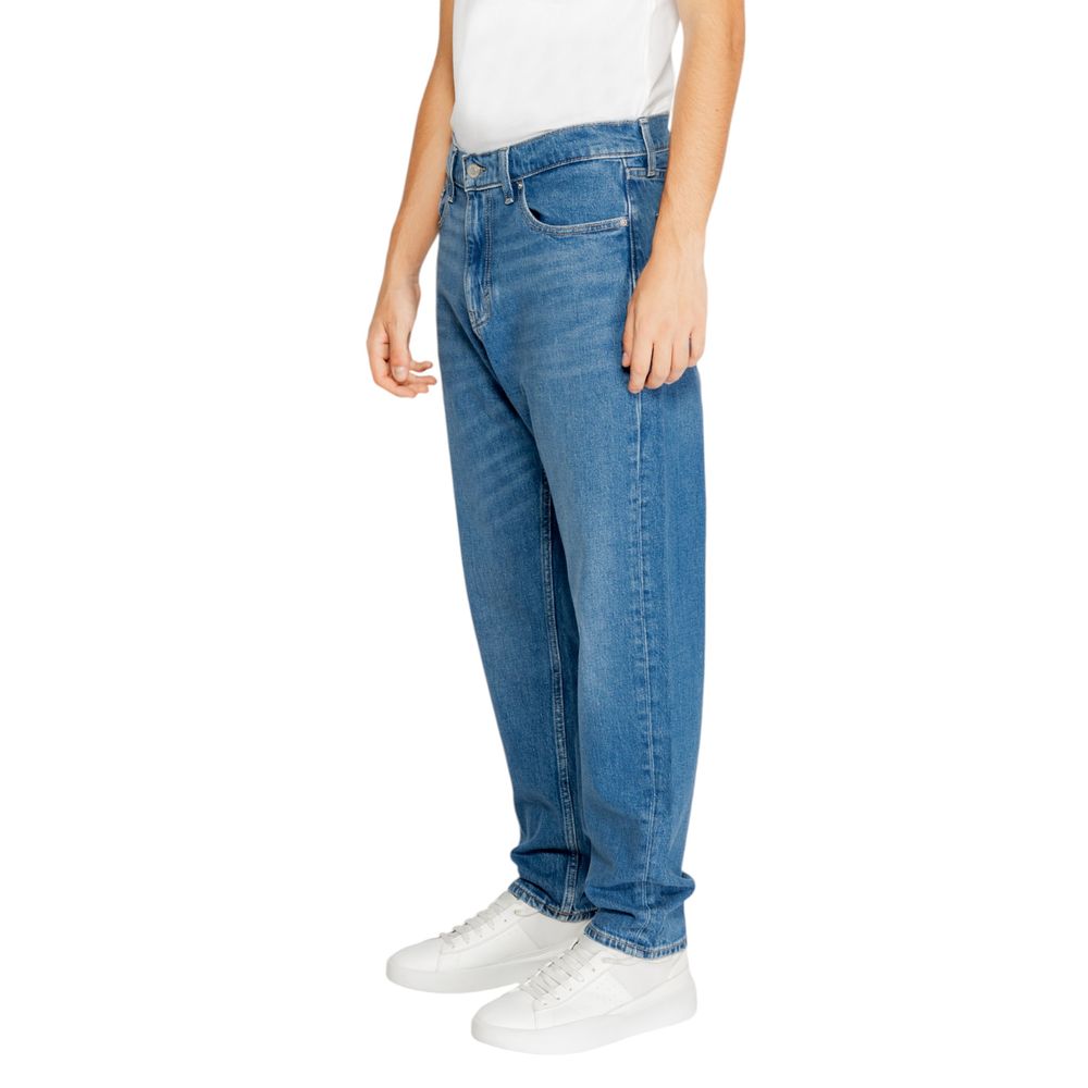 Tommy Hilfiger Jeans Blue Recycled Cotton Slim Fit Jean $207.00 Tommy Hilfiger Jeans Luzworld