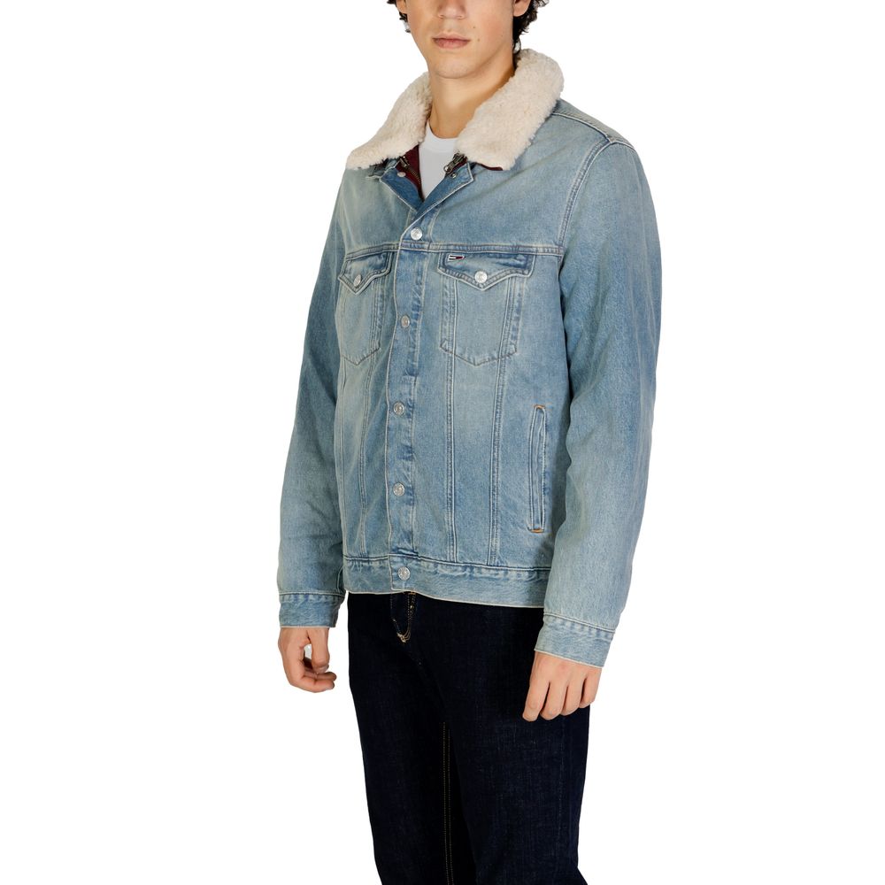 Tommy Hilfiger Jeans Light Blue Cotton Jackets & Coat $584.00 Tommy Hilfiger Jeans Luzworld