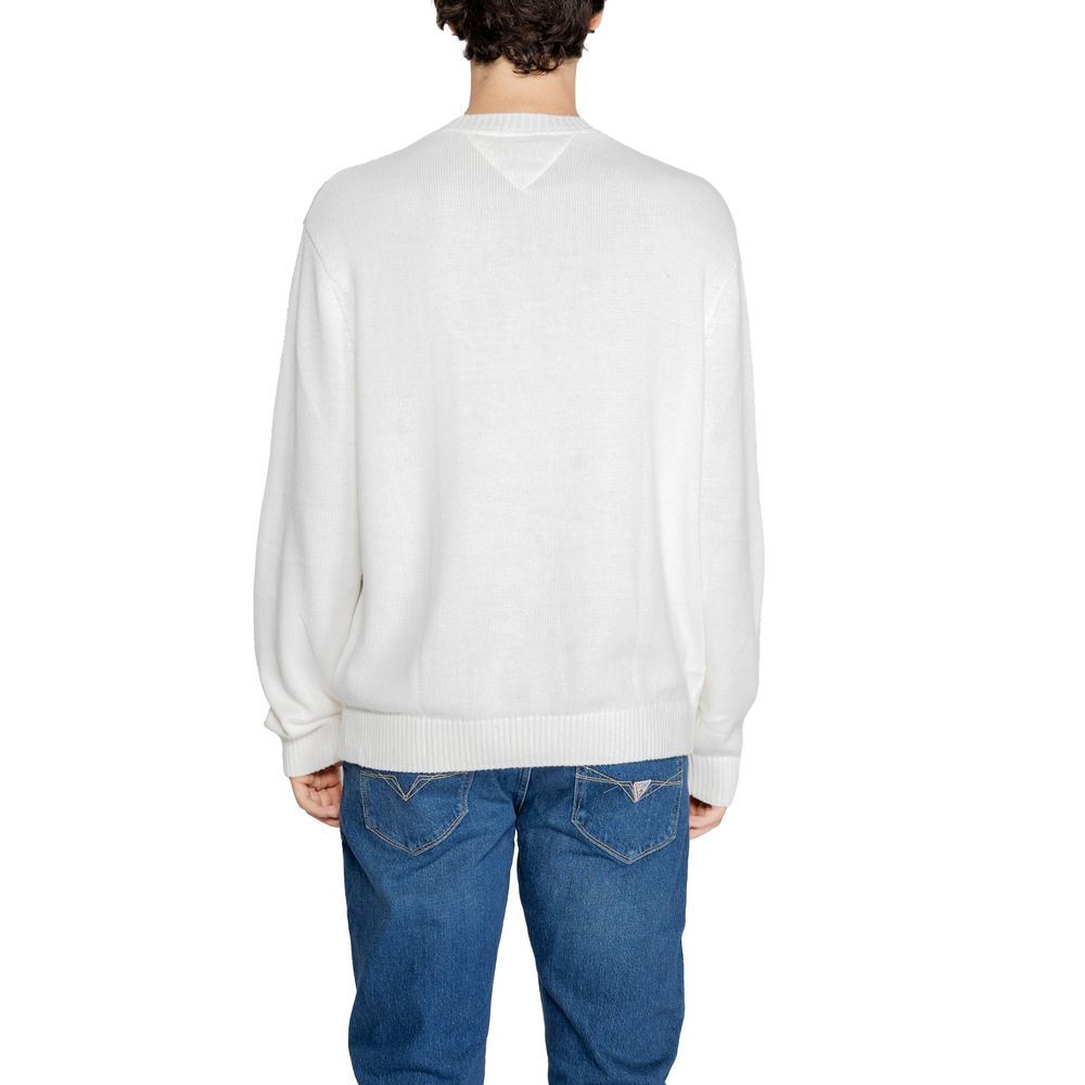 Tommy Hilfiger Jeans White Recycled Polyester Sweater $207.00 Tommy Hilfiger Jeans Luzworld