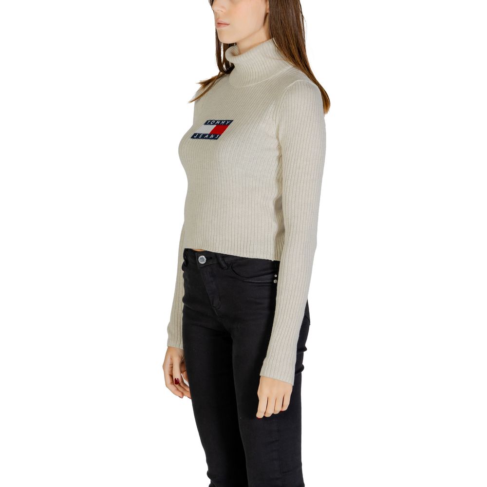 Tommy Hilfiger Jeans Beige Recycled Polyester Sweater $207.00 Tommy Hilfiger Jeans Luzworld