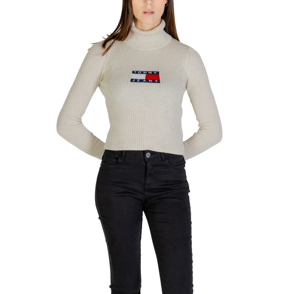 Tommy Hilfiger Jeans Beige Recycled Polyester Sweater $207.00 Tommy Hilfiger Jeans Luzworld