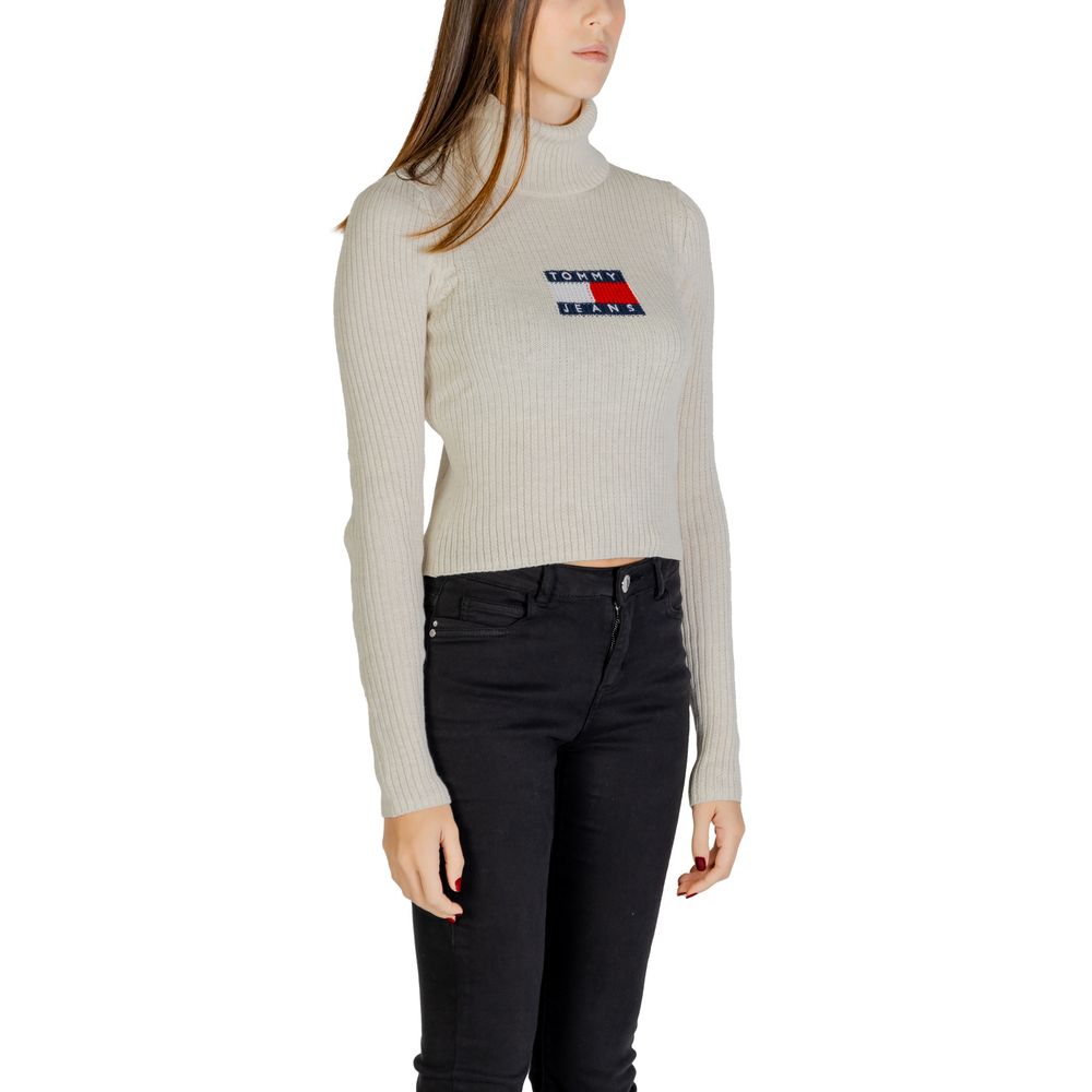 Tommy Hilfiger Jeans Beige Recycled Polyester Sweater $207.00 Tommy Hilfiger Jeans Luzworld