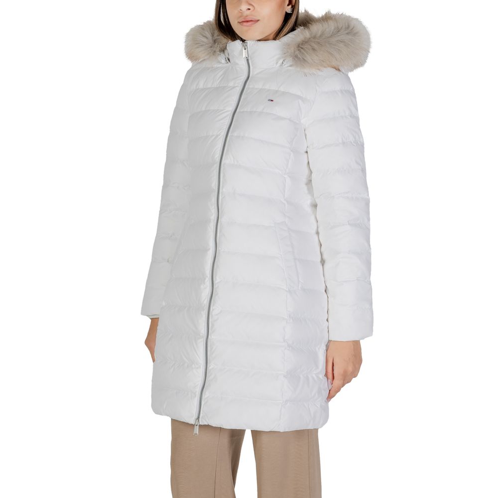 Tommy Hilfiger Jeans White Recycled Polyester Jackets & Coat $663.00 Tommy Hilfiger Jeans Luzworld