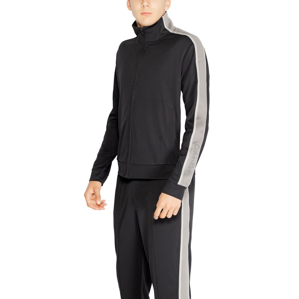 Calvin Klein Sport Black Recycled Polyester Sweatshirt $238.00 Calvin Klein Sport Luzworld