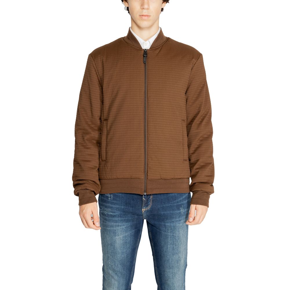 Antony Morato Brown Polyester Jackets & Coat $284.00 Antony Morato Luzworld