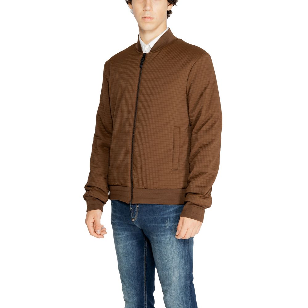 Antony Morato Brown Polyester Jackets & Coat $284.00 Antony Morato Luzworld