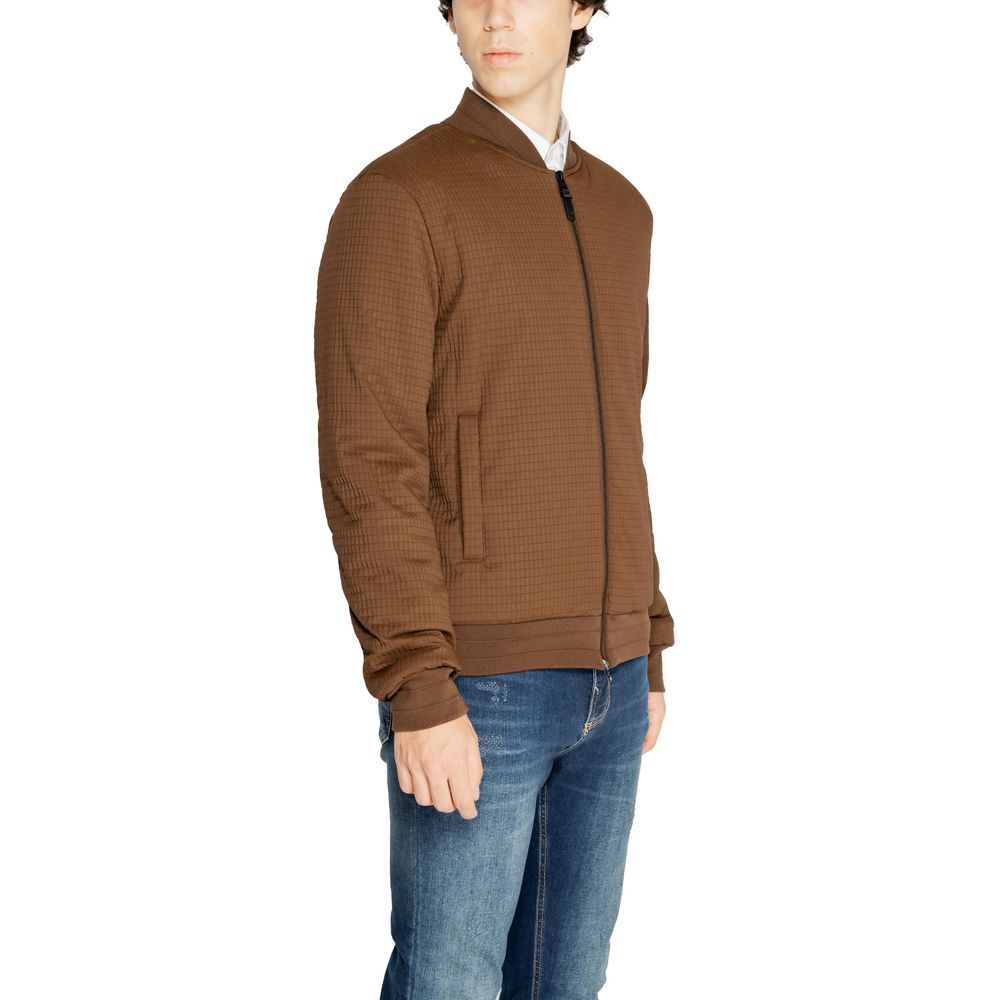 Antony Morato Brown Polyester Jackets & Coat $284.00 Antony Morato Luzworld