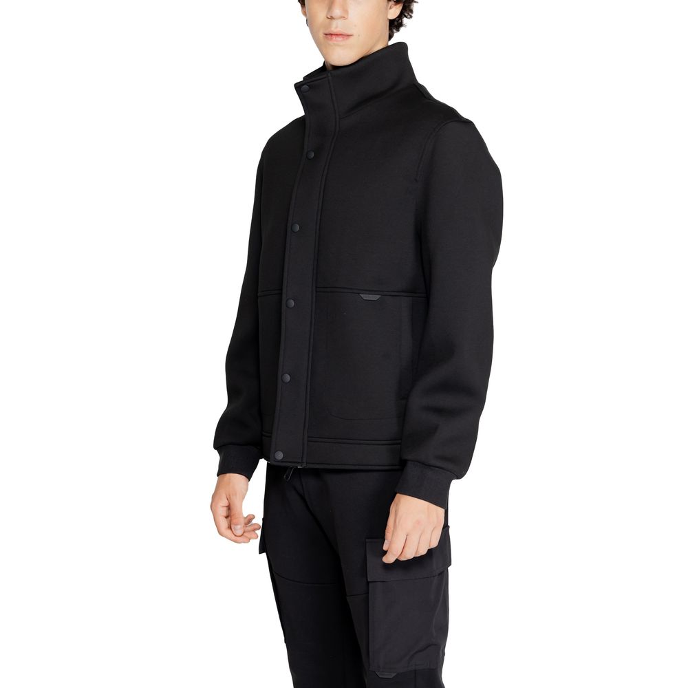 Antony Morato Black Polyester Jackets & Coat $284.00 Antony Morato Luzworld