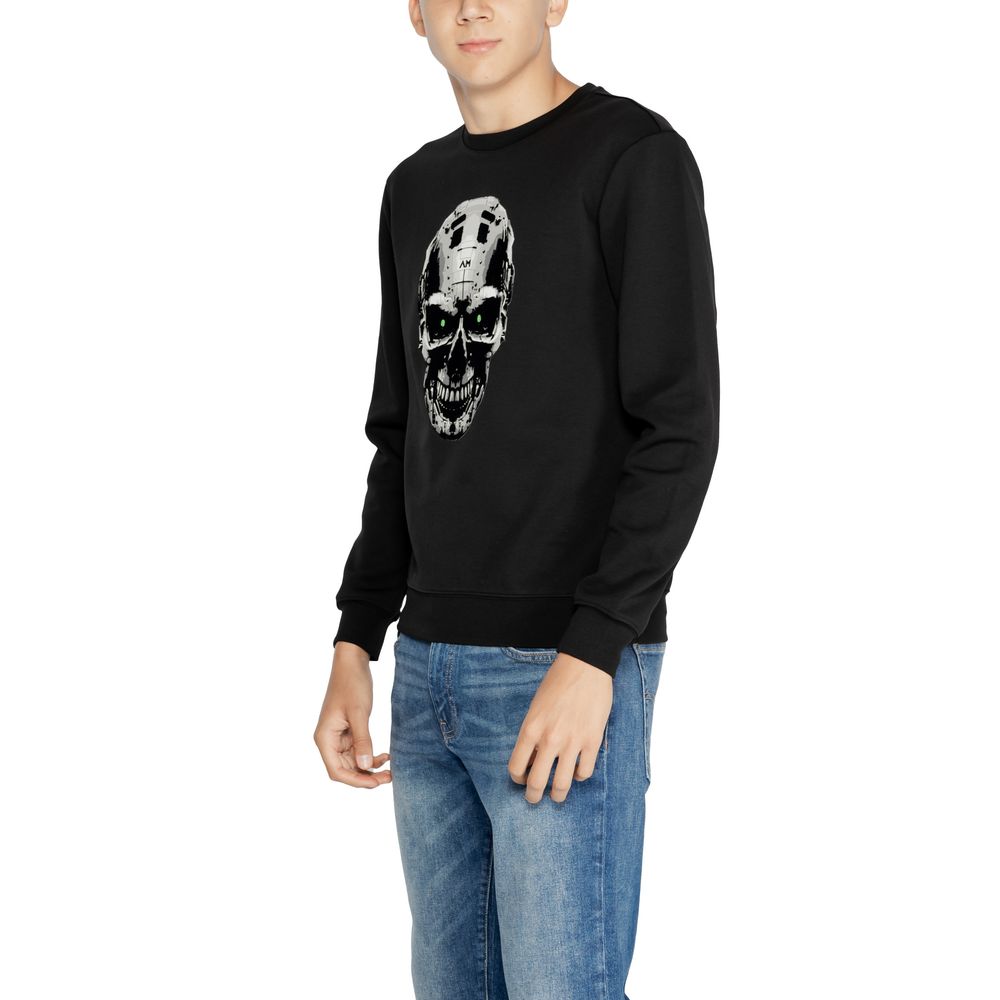 Antony Morato Black Cotton Sweatshirt $177.00 Antony Morato Luzworld