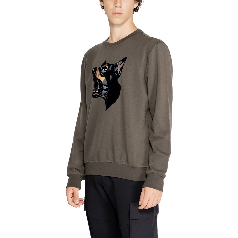 Antony Morato Green Cotton Sweatshirt $177.00 Antony Morato Luzworld